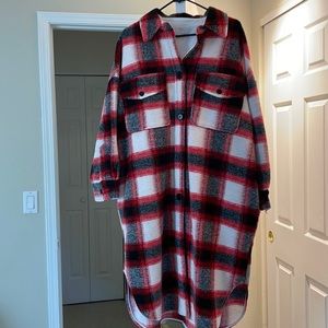 Oversized Long Flannel